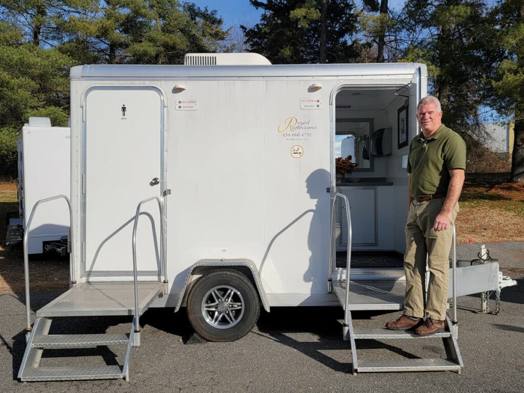 Paul Dowdy, owner of Royal Restrooms