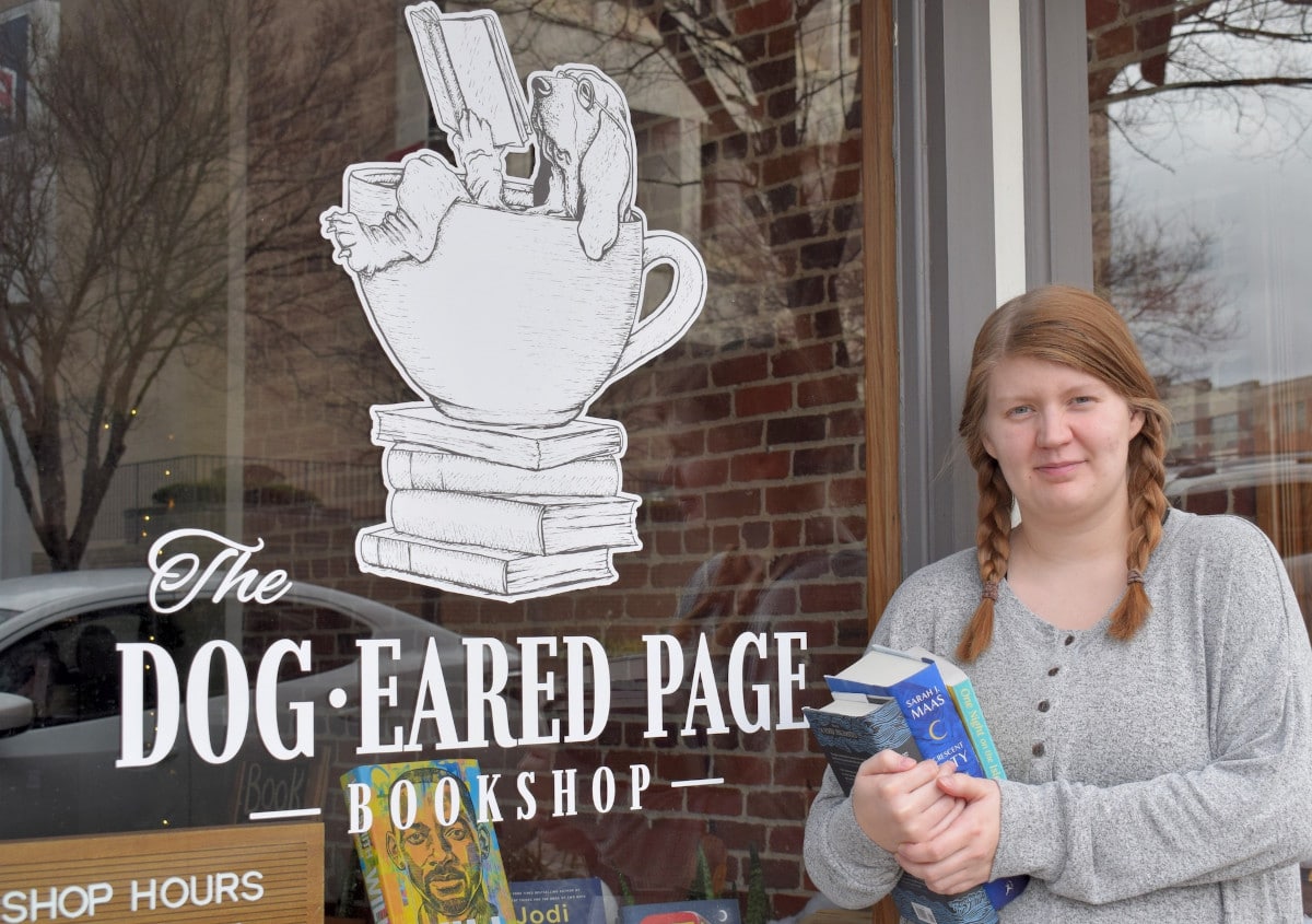 The Dog Eared Page Bookshop in Danville, Virginia