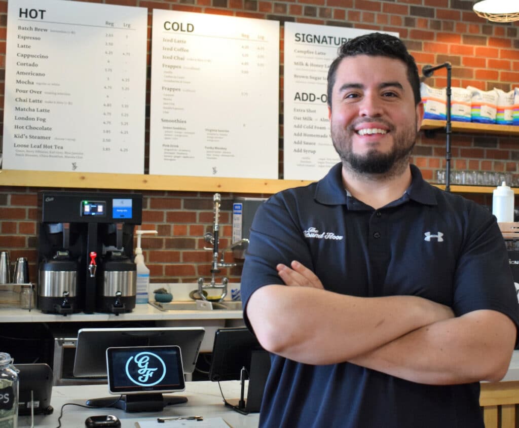 Josh Blancas, founder of The Ground Floor Coffee Shop