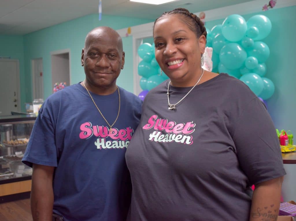 Sweet Heaven Candy Shop, owned and operated by Joe and Shalita Armstrong