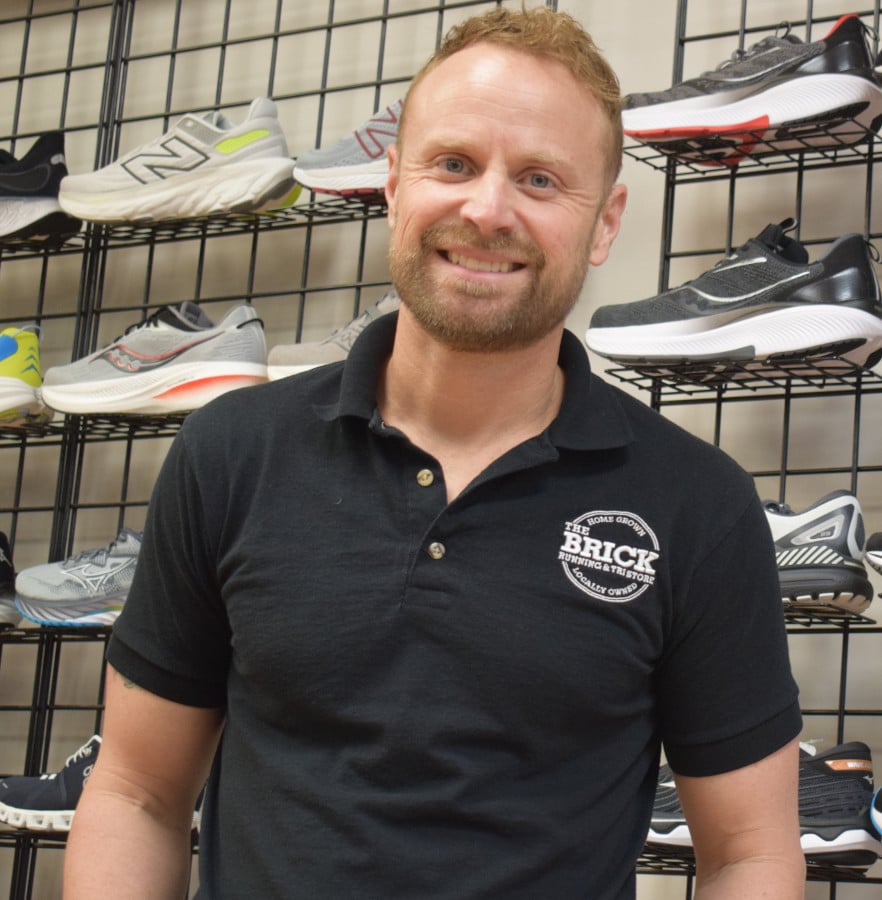 Adam Jones, owner of The Brick Running and Tri Store